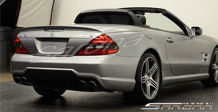 Custom Mercedes SL Trunk Wing  Convertible (2003 - 2012) - $249.00 (Manufacturer Sarona, Part #MB-051-TW)